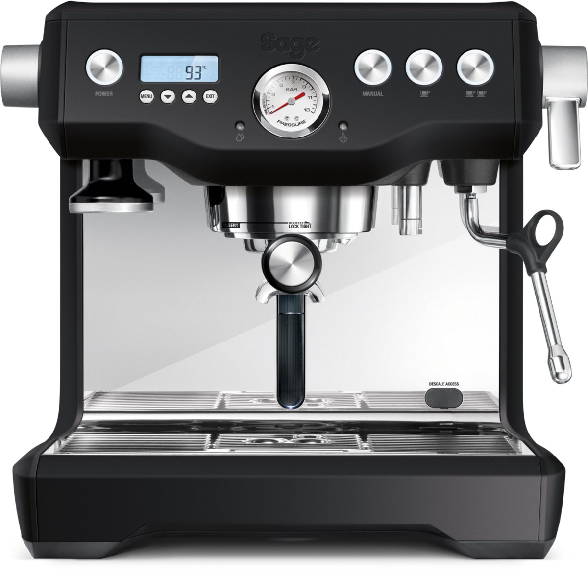Sage The Dual Boiler Pistonmachine Zwart - 15 Bar - 2,5L - 2200W