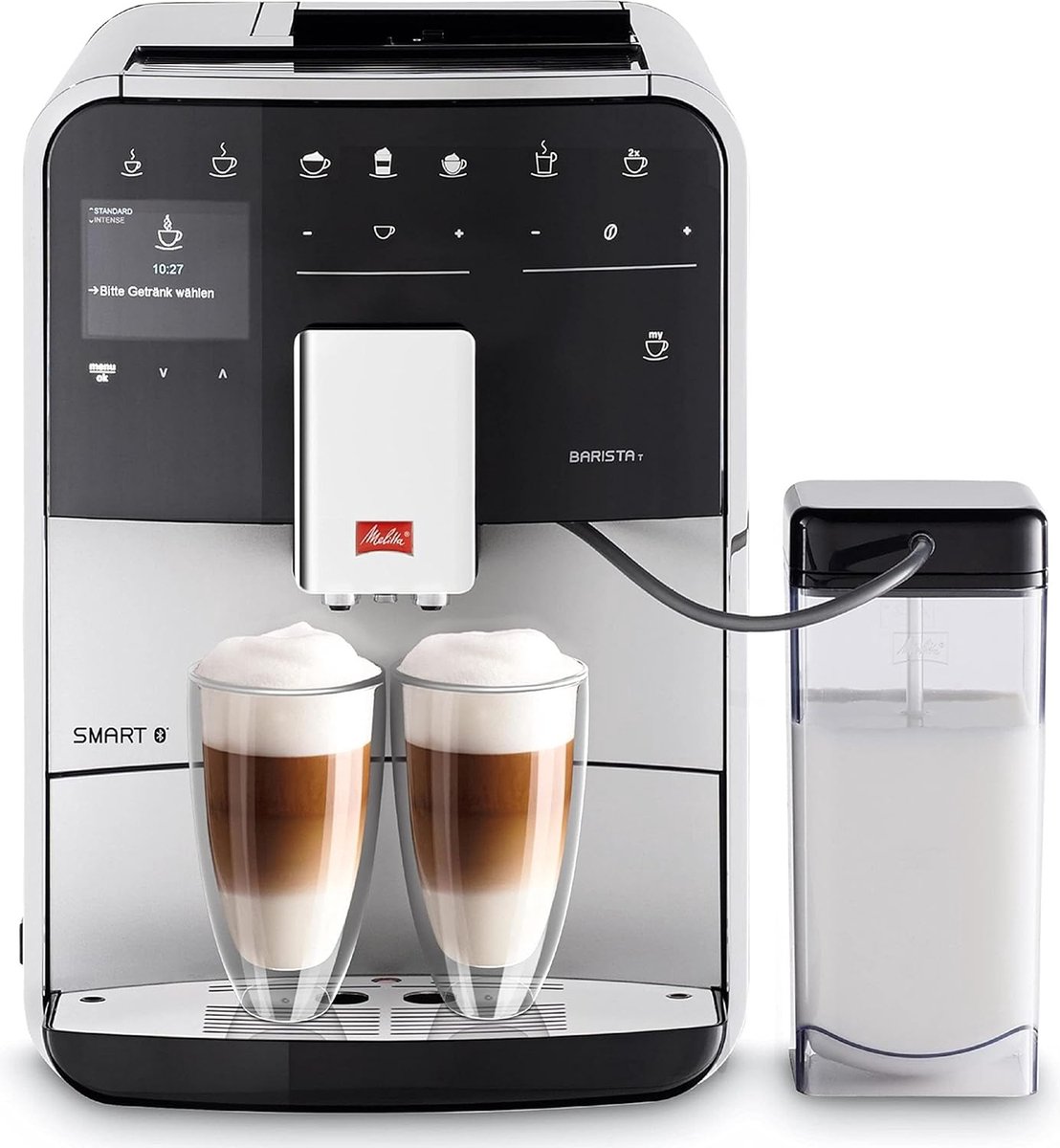 Melitta Barista Smart T volautomatische Espressomachine F830-101 zilver