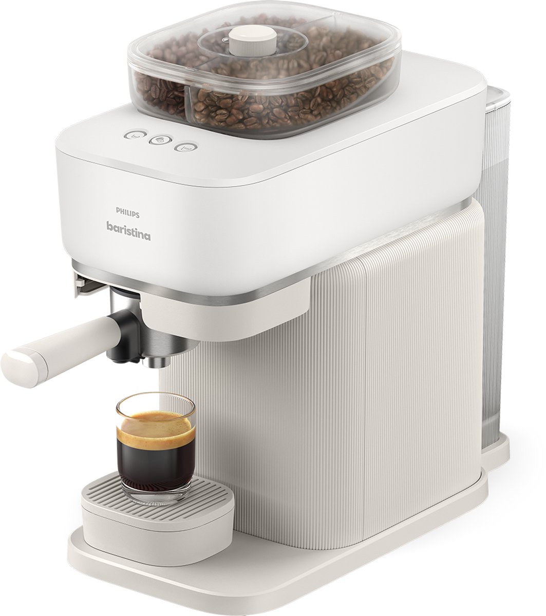 Philips Baristina Bean Swap volautomatische espressomachine wit
