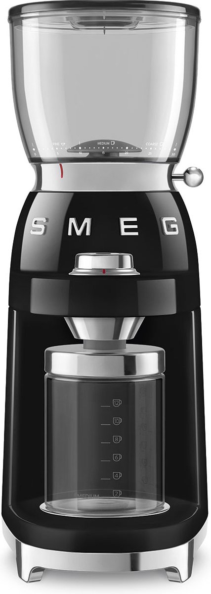 Smeg CGF11BLEU Elektrische Koffiemolen - 30 Maalstanden - RVS Kegelmaalwerk