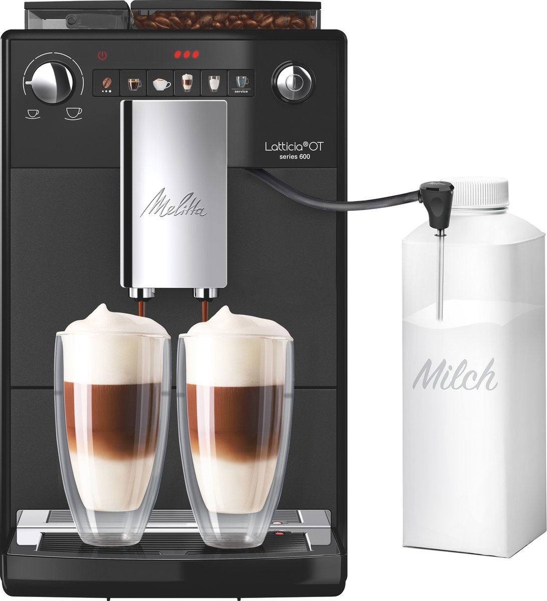 Melitta Latticia OT volautomatische espressomachine zwart