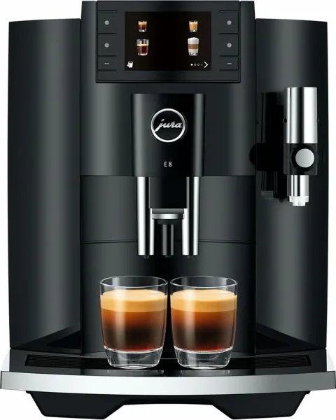 JURA E8 Piano Black Volautomatische Espressomachine