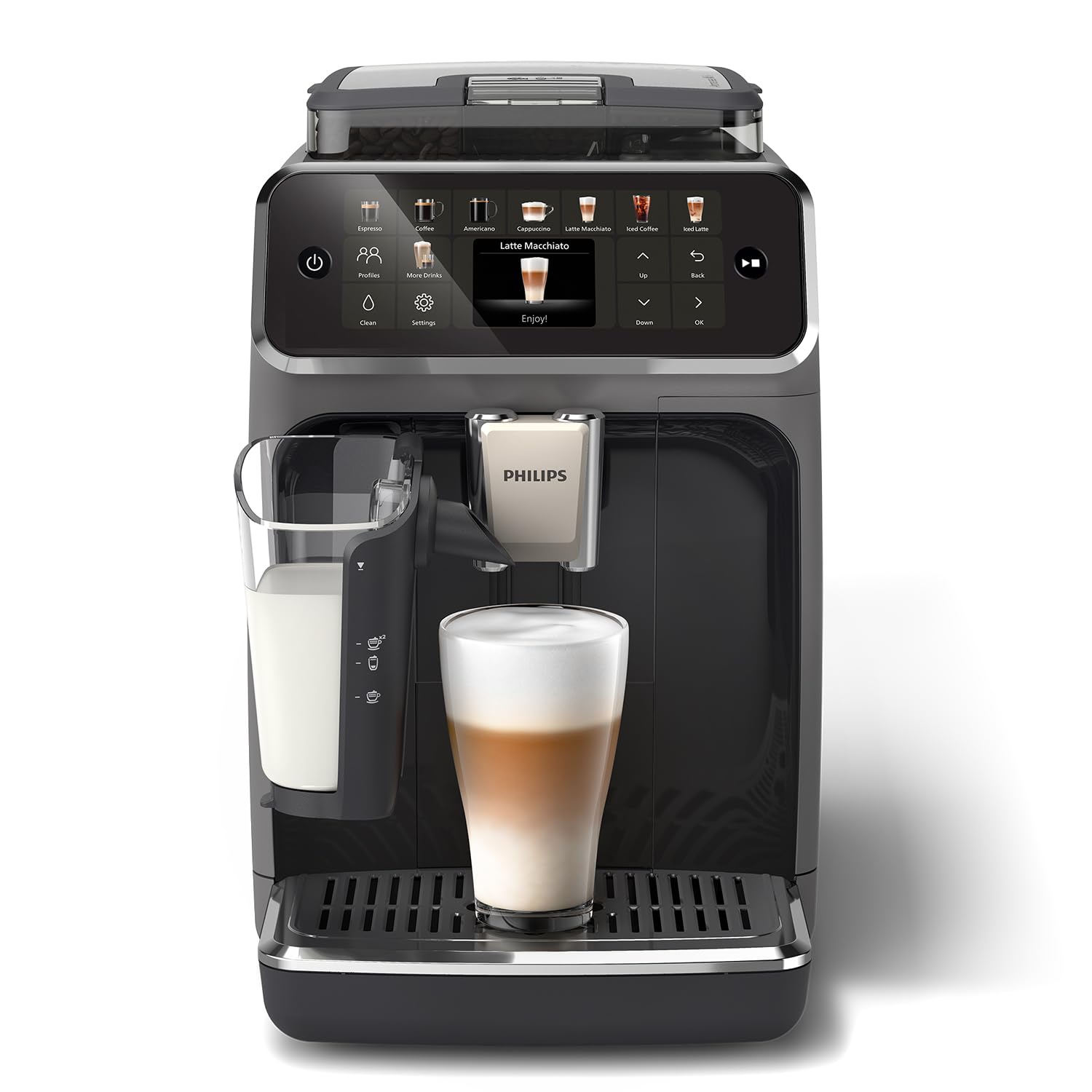 Philips 5500-serie volautomatische espressomachine met 20 koffierecepten