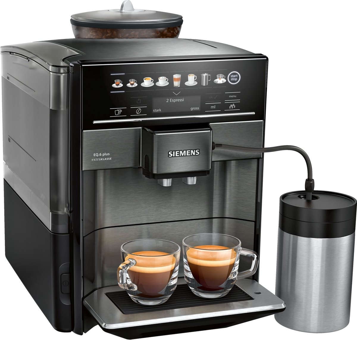 Siemens EQ6 plus TE657F09DE Espressomachine - Koffiemachine met bonen